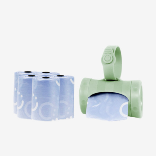 Ubbi On-the-Go Diaper Bag Dispenser and Lavender Scented Refill Bags Baby Accessory Set, Sage Green