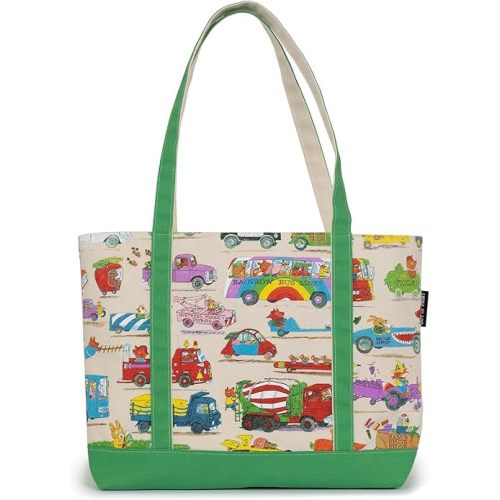 Out of Print Richard Scarry Cars and Trucks and Things That Go Large Zippered Tote