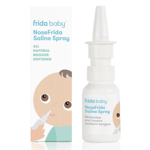 Frida Baby NoseFrida Nasal Saline Spray, Baby Saline Drops + Spray to Soften Nasal Passages, 0.68 fl oz
