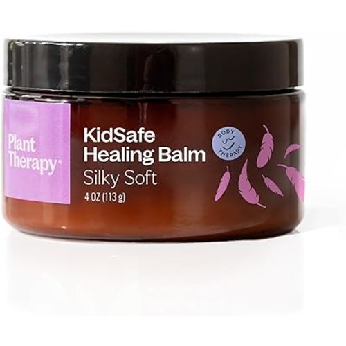 Plant Therapy KidSafe Silky Soft Healing Balm 4 oz Pure, & Natural Healing Balms
