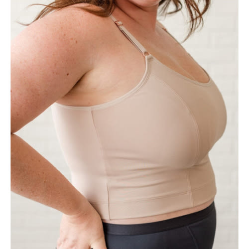 [SOLID BACK] Amelia Pumping & Nursing Crop Cami