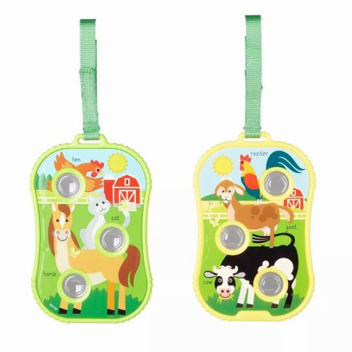 Melissa & Doug Poke a Dot Tag Alongs Farm NEW ~ Clip on Play