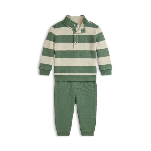 Polo Boys' French-Rib Cotton Pullover & Pants Set 12-18mos