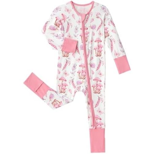 Viscose from Bamboo Pajamas Baby Footless Romper - Baby Infant Boys Girls One Piece Jumpsuits