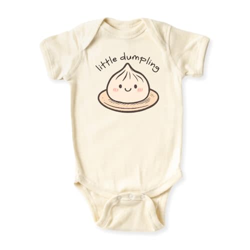Little Dumpling Baby Bodysuit, Toddler & Kids T-Shirt – Cute Dumpling Food Outfit for Baby Newborn Clothes