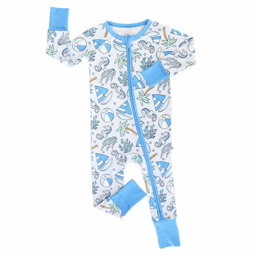 Convertible Zip Rompers for Boys