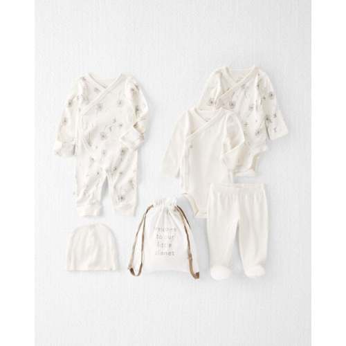 Newborn: Baby 6-Piece Organic Cotton Hand-Picked Gift Set - Little Planet | Carter's