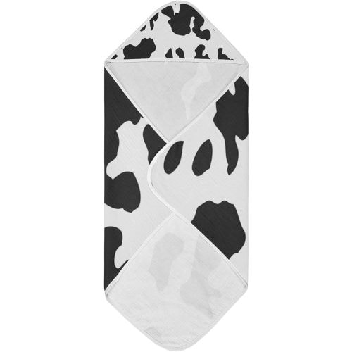 Animal Cow Print Baby Towel Ultra Soft Hooded Towels for Babies - Ultra Absorbent Cotton Bath Towels 30x30 Inch