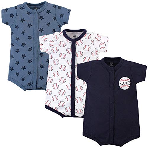 Hudson Baby Unisex Cotton Rompers