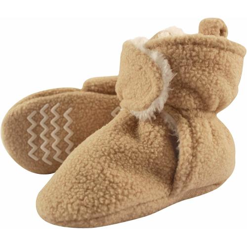 Hudson Baby Unisex Cozy Fleece and Sherpa Booties