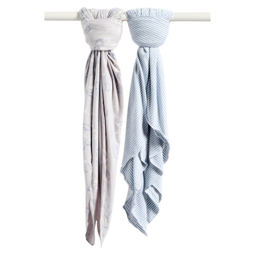 2-Pack Assorted Knit Swaddles