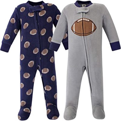 Hudson Baby Unisex Baby Fleece Sleep and Play