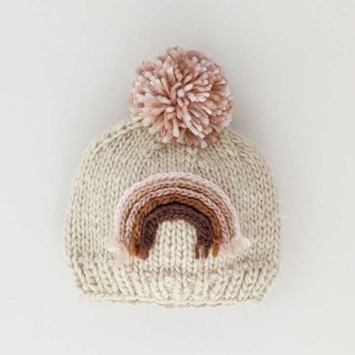 Rainbow Knit Beanie Hat | Shop Cozy Winter Hats at SugarBabies Boutique!