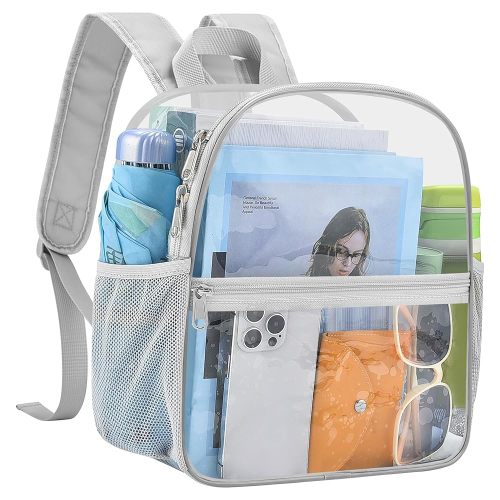 USPECLARE Clear Backpack for Stadium Approved 12×6×12, Water proof Clear Bag for Stadium Events and Concert Work Sport Event