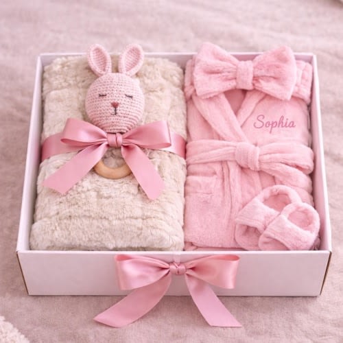 New Baby Gift Box for Family, New Parents Gift Box, Expecting Parents Gift Baby Gift Set, Neutral Newborn Keepsake