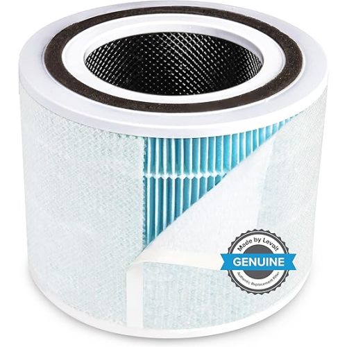 LEVOIT Core 300-P Air Purifier Smoke Remover Replacement Filter, 4-in-1 Filter, Efficiency Activated Carbon, Core 300-RF-SR, 1 Pack, Blue