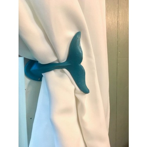 Whale Tail Curtain Tieback(19 Colors), Curtain Holdbacks, Nautical Tiebacks, Whale Tail Hook, Nautical Hooks, Towel Hooks