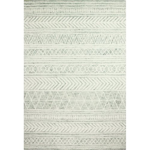 Irmengard Hand Tufted Wool Geometric Rug