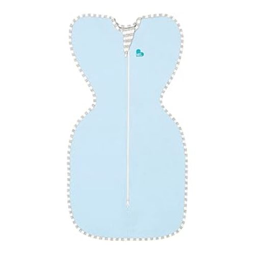Love to Dream Swaddle, Baby Sleep Sack, Swaddle Up Self-Soothing Swaddles for Newborns, Get Longer Sleep, Snug Fit Helps Calm Startle Reflex, Lite 0.2 Tog Sleep Sack, 5-8.5 lbs, Blue