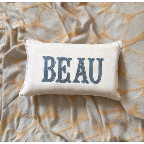 12x20 in Personalized Applique Name and Monogram Pillow Cover