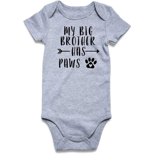 RAISEVERN Baby Boys Girls Clothes Infant Romper Newborn Bodysuits Funny Outfit 0-12 Months