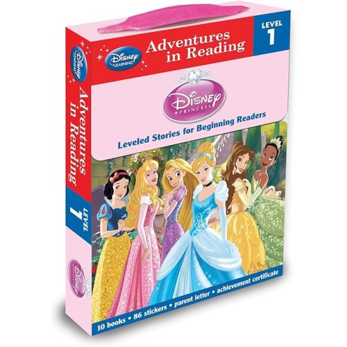 Disney Princess: Reading Adventures Disney Princess Level 1 Boxed Set Paperback – Sticker Book, February 5, 2013
