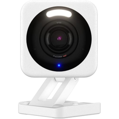 WYZE Cam v4, 2.5K WiFi Security Camera, Indoor/Outdoor Cameras for Home Security, Pet Camera/Baby Monitor, Motion Activated Spotlight/Siren, Color Night Vision, 2-Way Audio, Works with Alexa & Google
