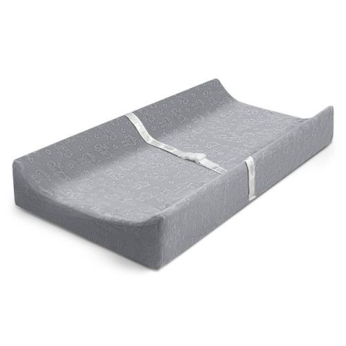 Serta Perfect Sleeper Changing Pad With Plush Cover - Gray