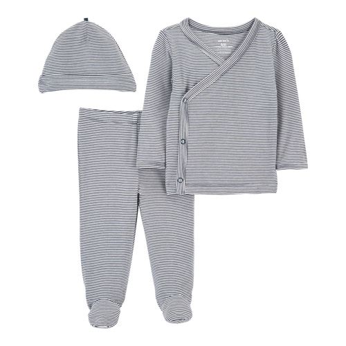 Baby 3-Piece PurelySoft Side-Snap Set - Carter's | (3 or 6M)