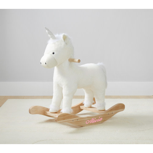 Unicorn Musical Plush Nursery Rocker