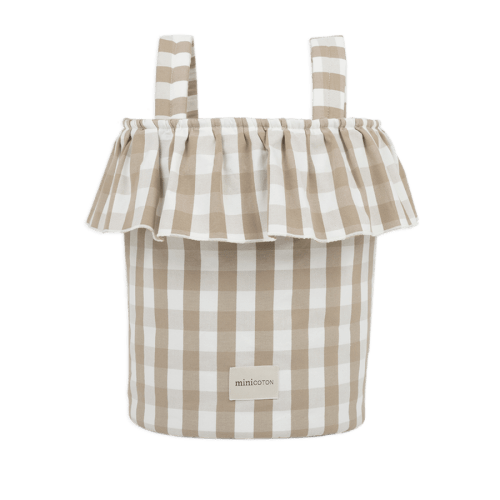 Basket Vichy - Oak + White - PRE ORDER - Minicoton