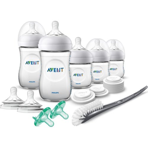 Philips Avent Natural Baby Bottle Newborn Starter Gift Set - Clear