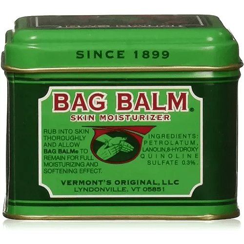 Bag Balm Skin Moisturizer with Lanolin for Chapped Lips, Dry Skin and More | 4oz Tin