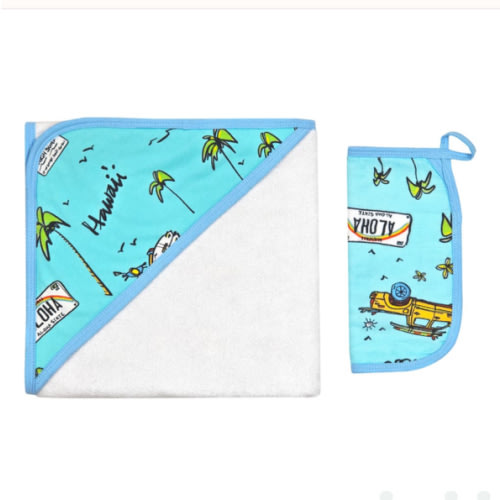 We Go Holoholo Hooded Towel Set