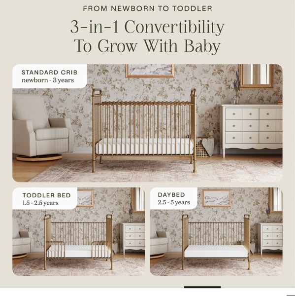 Abigail Winston Mini Toddler Bed Conversion Kit (M25599)