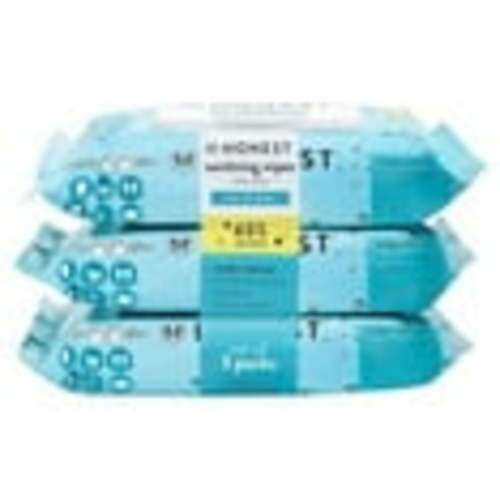The Honest Company Sanitizing Alcohol Wipes | Kills 99% of Germs, Made With Aloe | Unscented, 150 Count (3 Packs of 50)