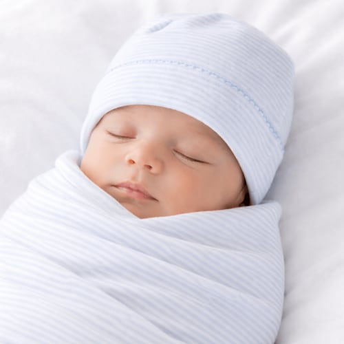 Mini Stripes Hat - Blue