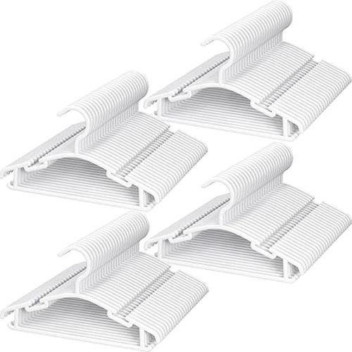 GoodtoU Baby Hangers 100Pack Kids Plastic Baby Clothes Hangers for Closet Small Children Infant Toddler Child