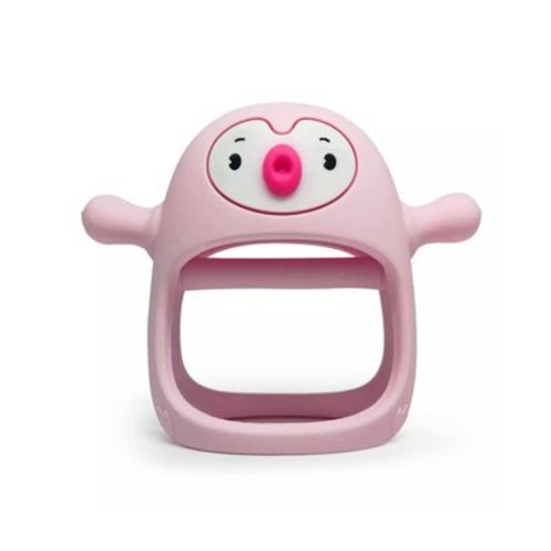 Soothing Teether, Silicone Teething Toy for Babies 0-6 Months, Baby Chewable Toys for Sucking Needs, Handheld Pacifier for Nursing Babies, Newborn Car Seat Toy