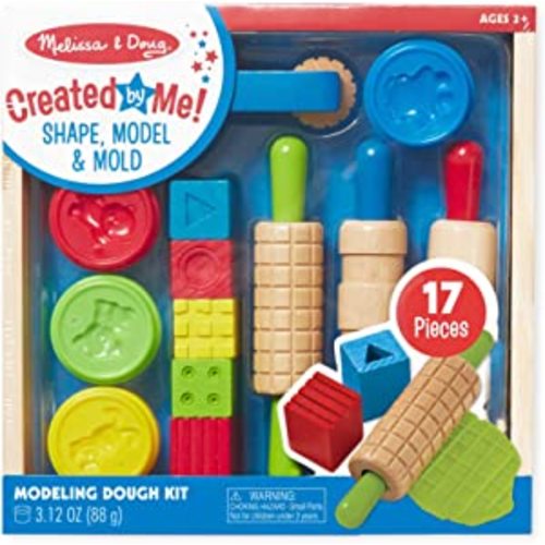 Amazon.com: Melissa & Doug Shape, Model, and Mold Clay Activity Set - 4 Tubs of Modeling Dough and Tools - Arts And Crafts For Kids Ages 3+ : Melissa & Doug: Toys & Games