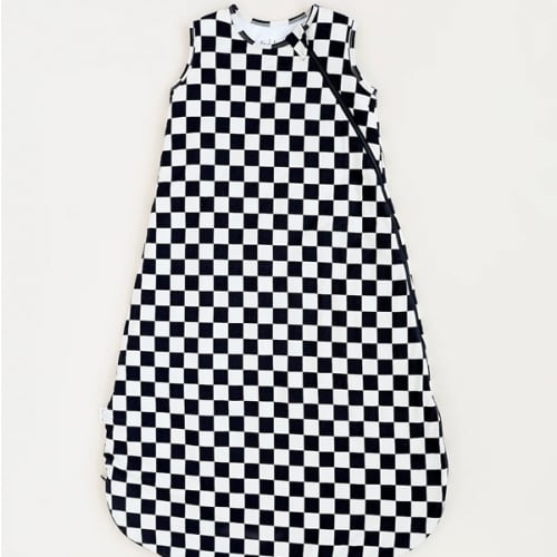 Rad Toddler Black Checkers Bamboo Sleep Bag