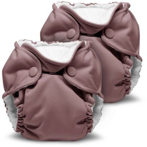 Kanga Care Lil Joey Newborn All In One Aio Cloth Diaper (2pk) Pine Green 4-12lbs
