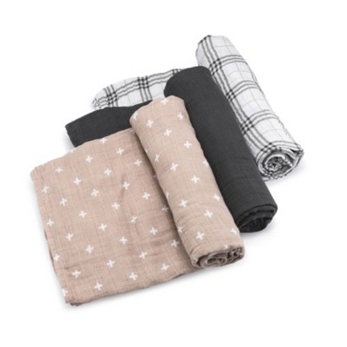 Parker Baby Co. 3 Pack Swaddle Blankets - Classics Set