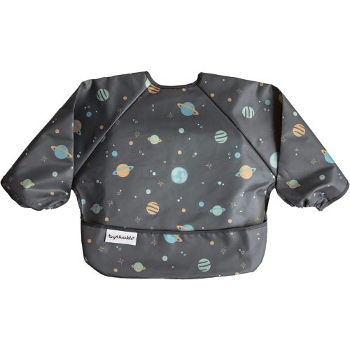 Tiny Twinkle Mess Proof Baby Bib, Full Sleeve Bib Outfit, Waterproof Bib for Toddlers, Machine Washable, Tug Proof Closure