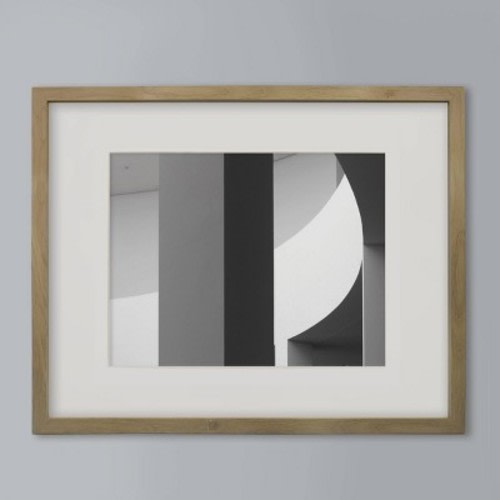 16" x 20" Matted to 11" x 14" Thin Gallery Frame - Threshold™, Color: Brown, Size: 11 x 14 Inches