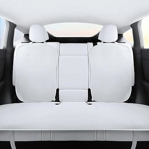 Rear Car Seat Cover for Tesla Model 3 Highland 2025 2017-2024 Four Seasons Universal Protector Pad Mat Interior Decoration Accessories (Without Logo)