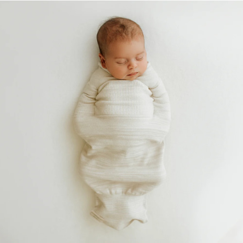 Bamboo Beige Swaddle Sleep Sack – Large