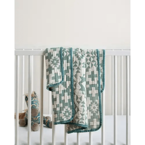 BLUE RIDGE ORGANIC COTTON BABY BLANKET