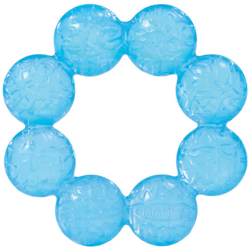 Infantino Soothing Soft Circular Water Teether, Blue