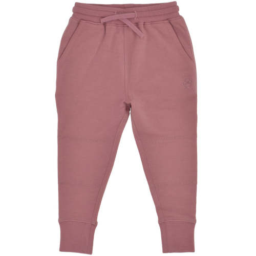 Kids Merino Wool Joggers, Mauve Pink 1-2 yr